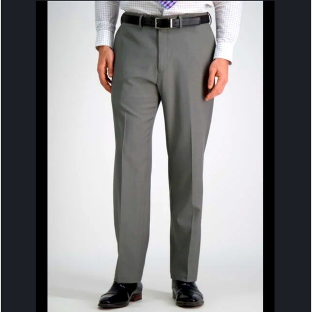 Haggar gray original fit cool pro slacks
